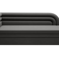 Rozkladacia pohovka FABILLO, 80x223x86, sivá, ľavá -  - 0