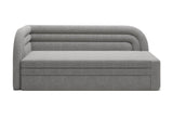 Rozkladacia pohovka FABILLO, 80x223x86, biely, ľavý -  - 0