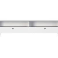 TV stolík DULLUM, 200x58x40, biely -  - 0