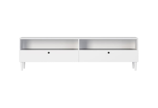 TV stolík DULLUM, 200x58x40, biely -  - 0