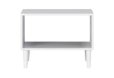 Konferenčný stolík DULLUM, 60x45x60, biely -  - 0