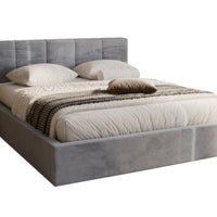 Čalúnená posteľ STEEL, 120x200, amor velvet 4320 -  - 0