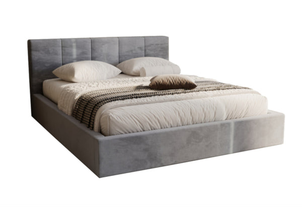 Čalúnená posteľ STEEL, 120x200, amor velvet 4320 -  - 0