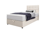 Čalúnená posteľ boxspring KING P, 80x200, cosmic 10 -  - 0