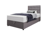 Čalúnená posteľ boxspring KING P, 80x200, cosmic 160 -  - 0