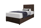 Čalúnená posteľ boxspring KING P, 80x200, cosmic 800 -  - 0