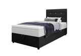 Čalúnená posteľ boxspring KING P, 80x200, cosmic 100 -  - 0