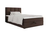 Čalúnená jednolôžková posteľ boxspring FADO P, 80x200, cosmic 800 -  - 0