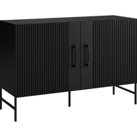 Komoda RAFTT, 120x80x42, čierna -  - 0