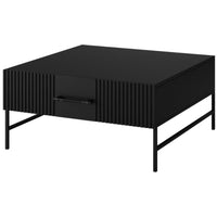 Konferenčný stolík RAFTT, 82x40x82, čierna -  - 0