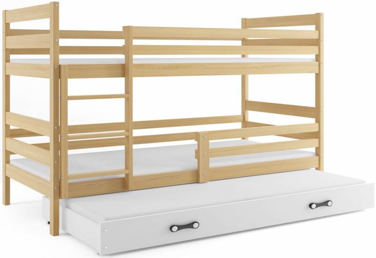 Detská poschodová posteľ ERYK 3 + matrac + rošt ZADARMO
