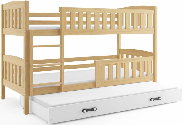 Detská poschodová posteľ KUBUS 3 + matrac + rošt ZADARMO