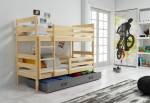 Detská poschodová posteľ ERYK 2 + úložný priestor + matrac + rošt ZADARMO