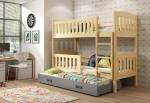 Detská poschodová posteľ KUBUS 3 + matrac + rošt ZADARMO