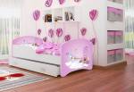 Detská posteľ s potlačou IGOR P1 + úložný priestor + matrac + rošt ZADARMO
