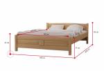 Vyvýšená posteľ JOANA + matrac + rošt ZADARMO, 160x200 cm