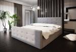 Čalúnená posteľ VASILISA 1 + úložný priestor + matrac + rošt