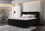Čalúnená postel Boxspring SIMPLE + matrace + rošt