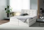 Čalúnená posteľ MEZI + úložný priestor + topper