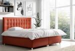 Čalúnená posteľ BELLA + úložný priestor + topper