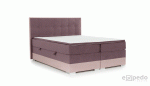 Čalúnená posteľ boxspring DAMASO + úložný priestor + topper