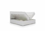 Čalúnená posteľ boxspring BOLERO + úložný priestor + topper