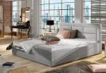 Čalúnená manželská posteľ ROSANO + úložný priestor + rošt