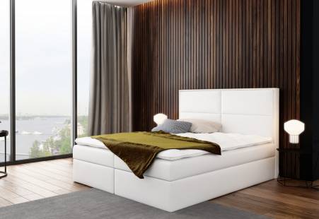Čalúnená posteľ GRAND + úložný priestor + topper