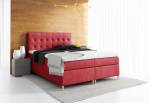 Čalúnená posteľ boxspring AVANTI + úložný priestor + topper