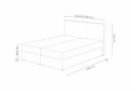 Čalúnená posteľ FADO + matrace