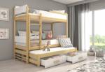 Detská poschodová posteľ QUEEN + matrac