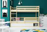 Detská poschodová posteľ  ERYK 1 + úložný priestor + matrac + rošt ZADARMO