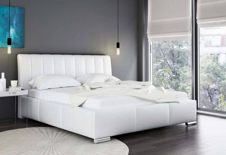 Čalúnená posteľ MILANO + úložný priestor + rošt